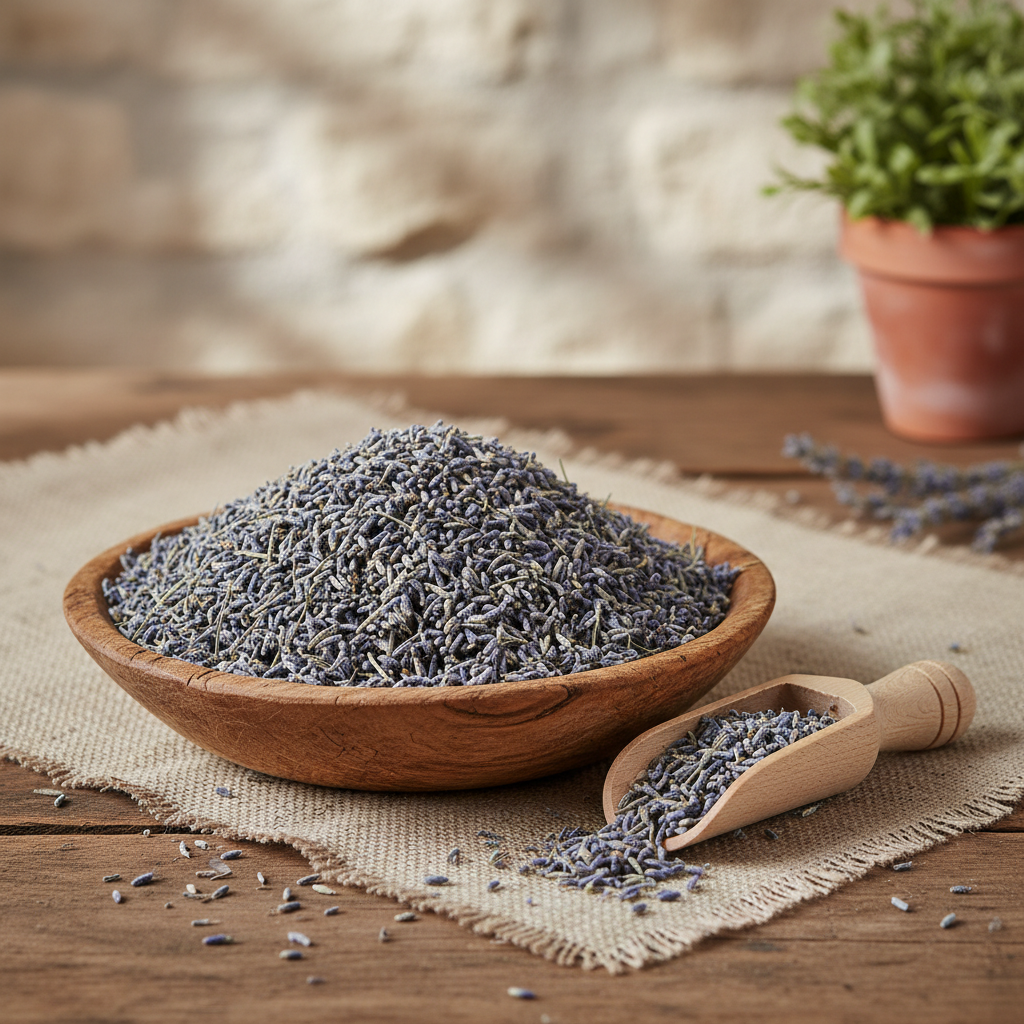 Loose dried Lavandula X Intermedia Extra lavender from Provence